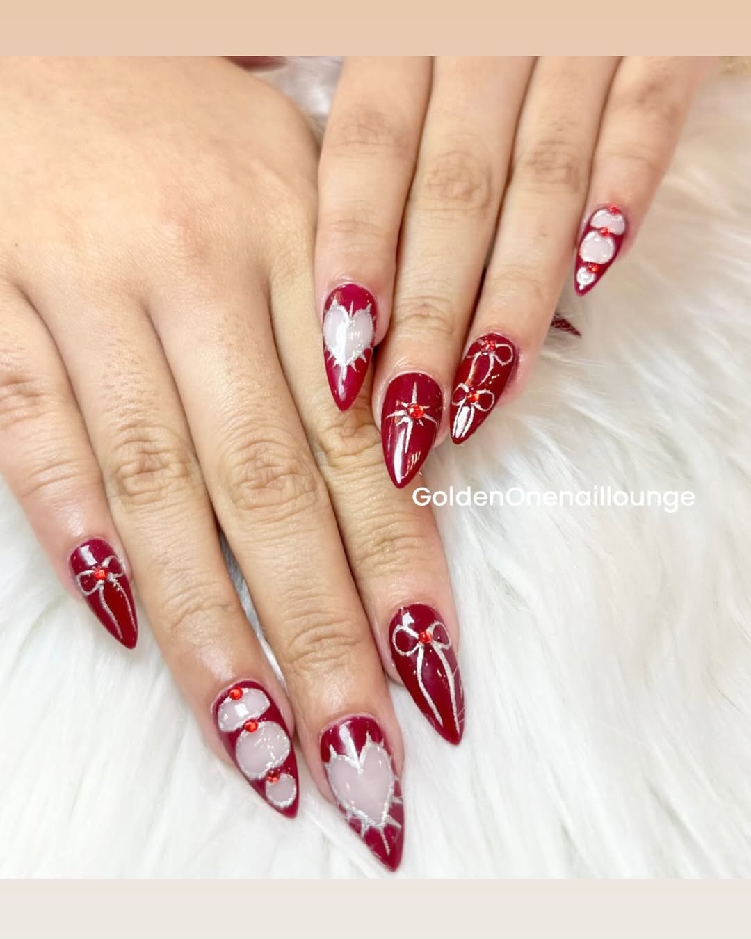 Coffin shape nails at GoldenOne Canton GA